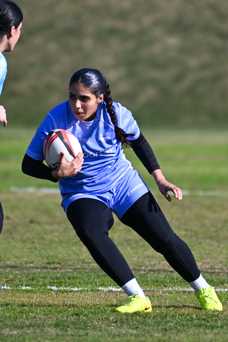 Rugby match at Salwa Garden Village